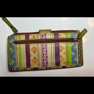 Fossil wallet, multicolor